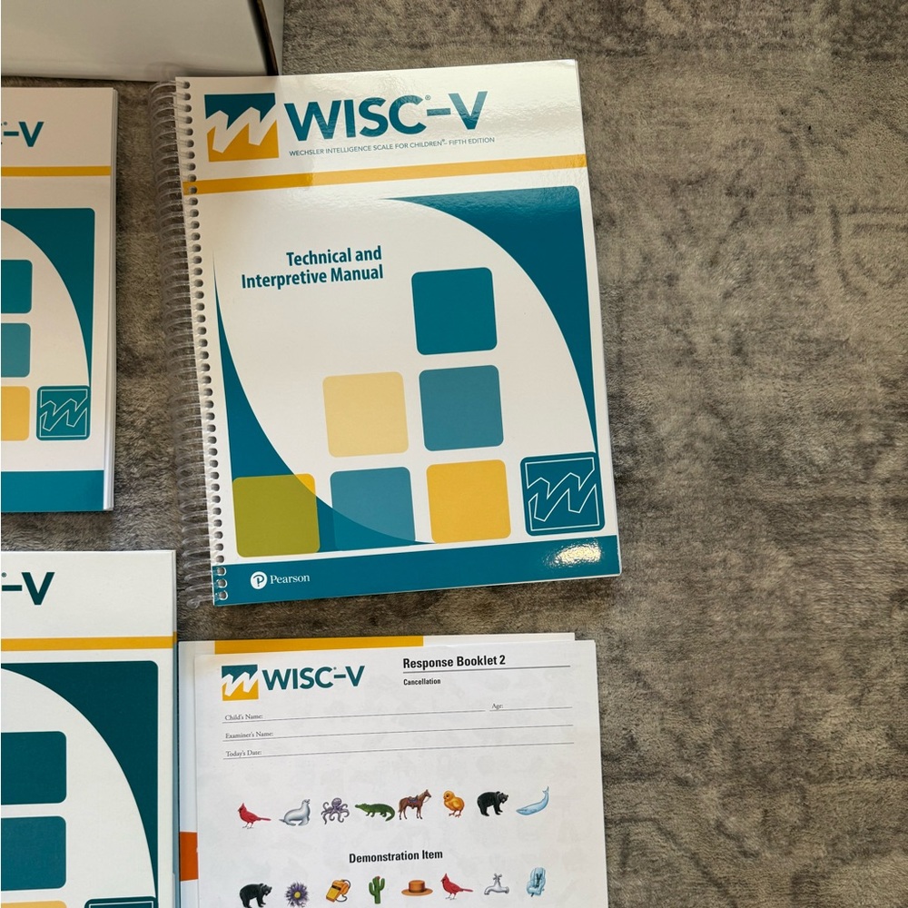 Complete WISC-V intelligence exam set